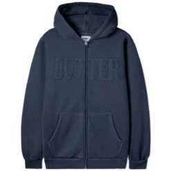 Butter Goods Fabric Applique Zip Hood