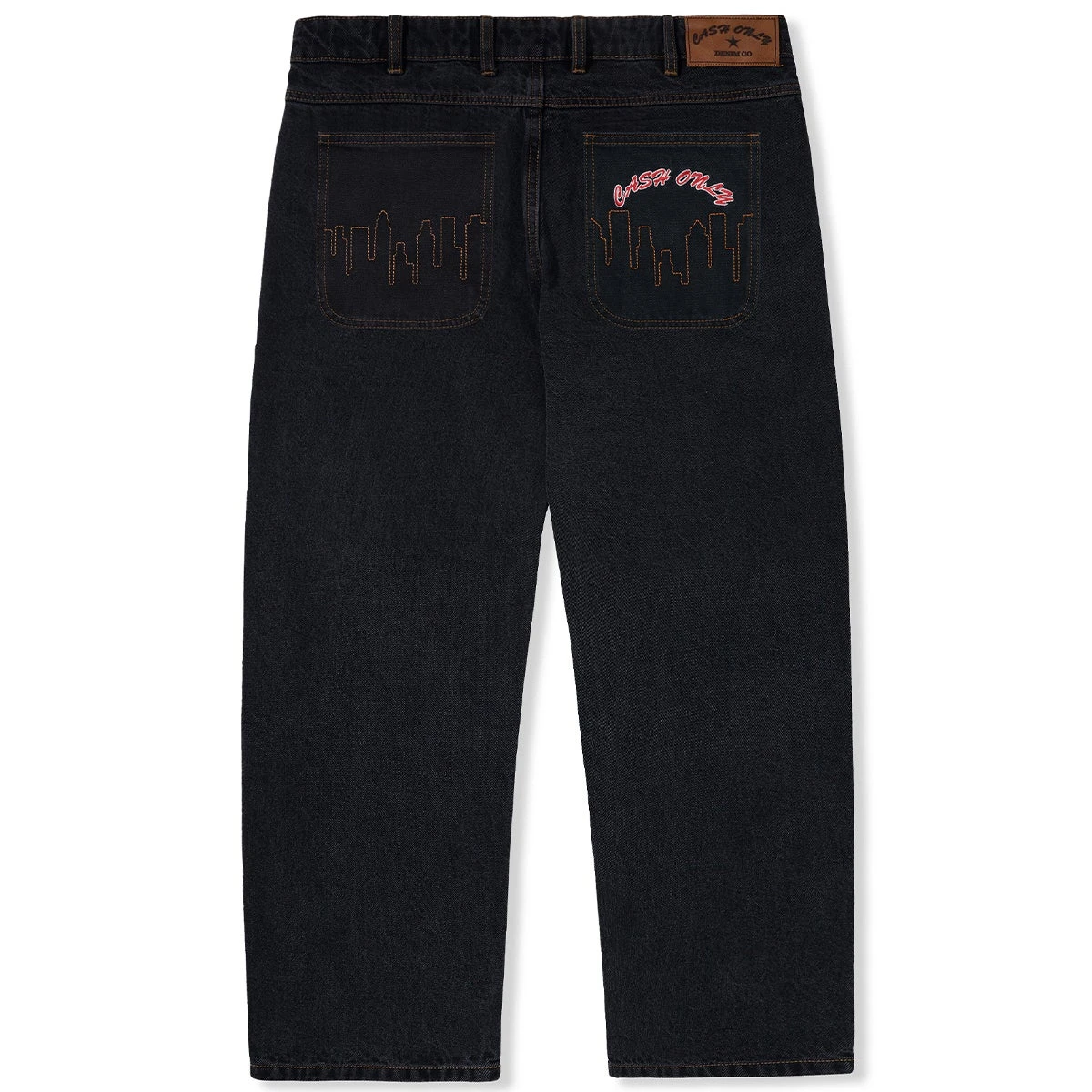 Cash Only Logo Baggy Denim Jeans