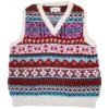 Checks Fair Isle Hand Knit Vest