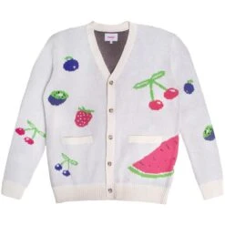 Checks Fruit Cardigan
