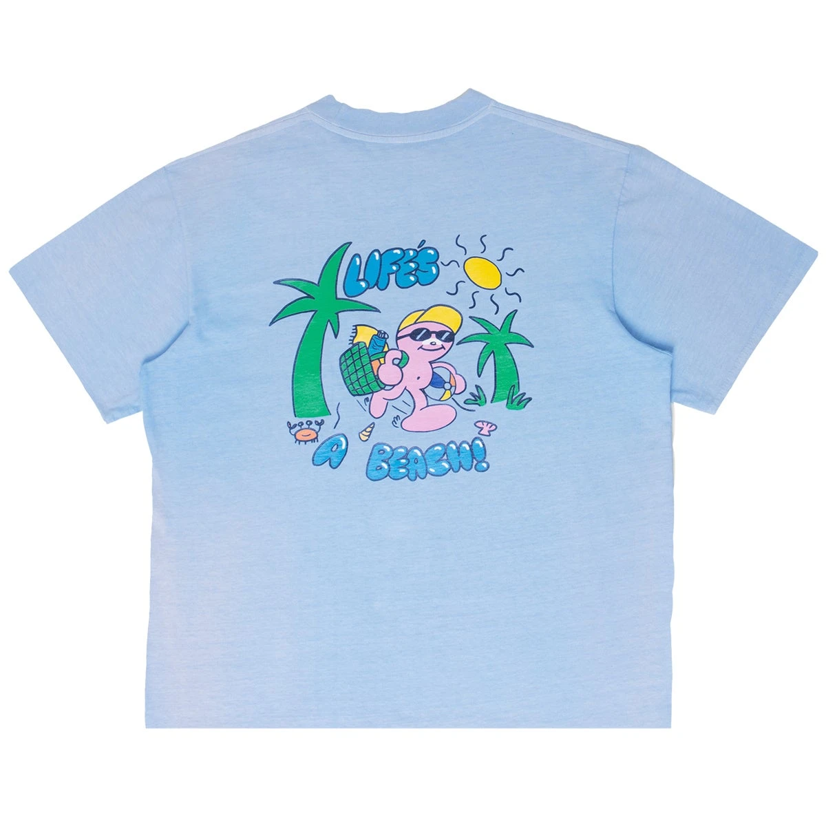 Checks Lifes A Beach Tee - Image 2