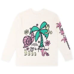 Checks Off To Paradise L/S Tee