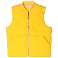 Checks Quilted Down Vest