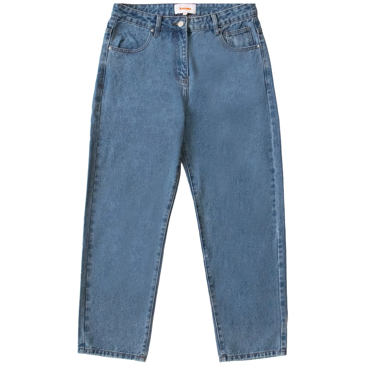 Checks Tapered Jeans