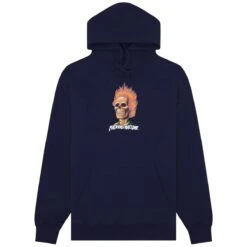 Fucking Awesome Flame Skull Hood