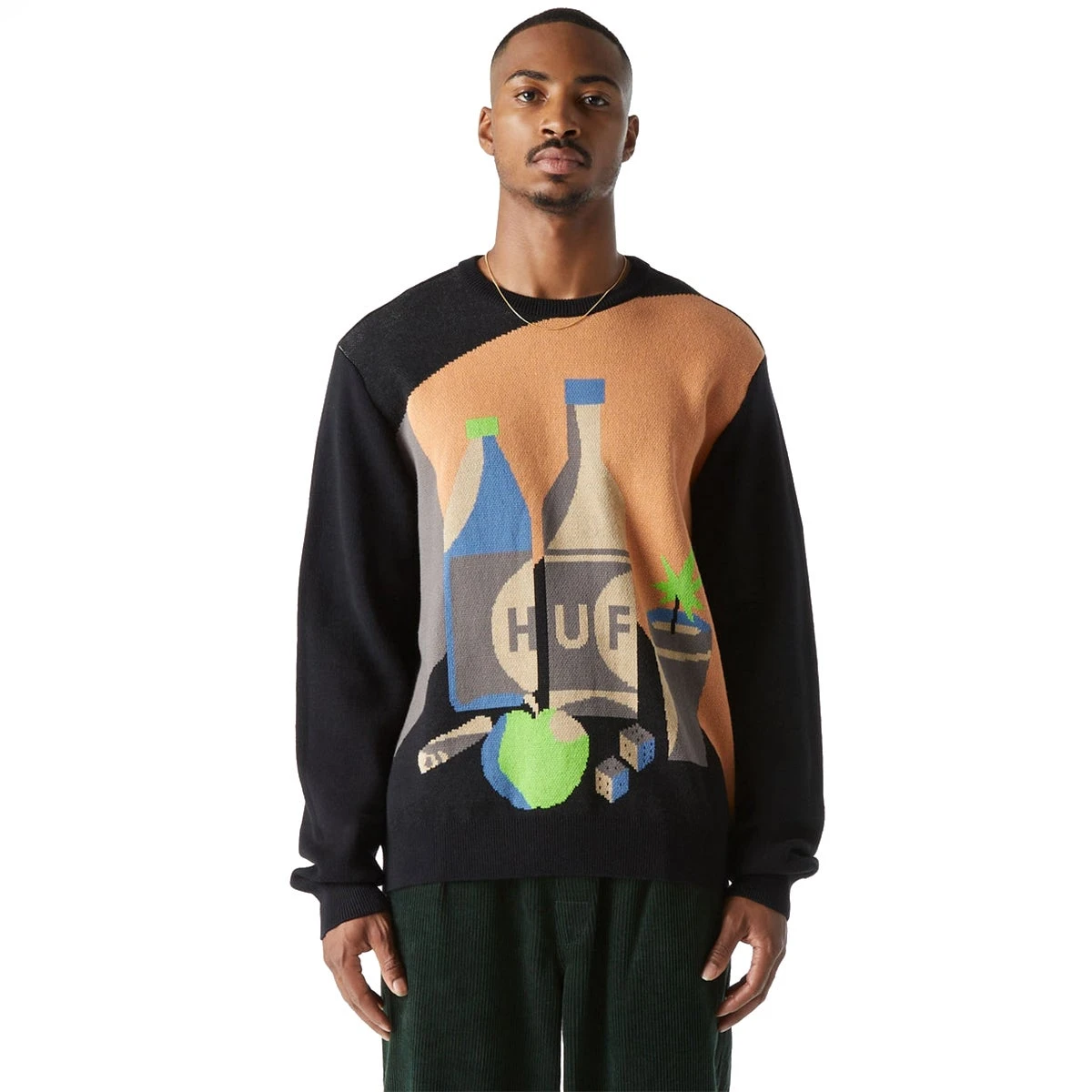 Huf Still Life Crewneck Sweater - Image 2
