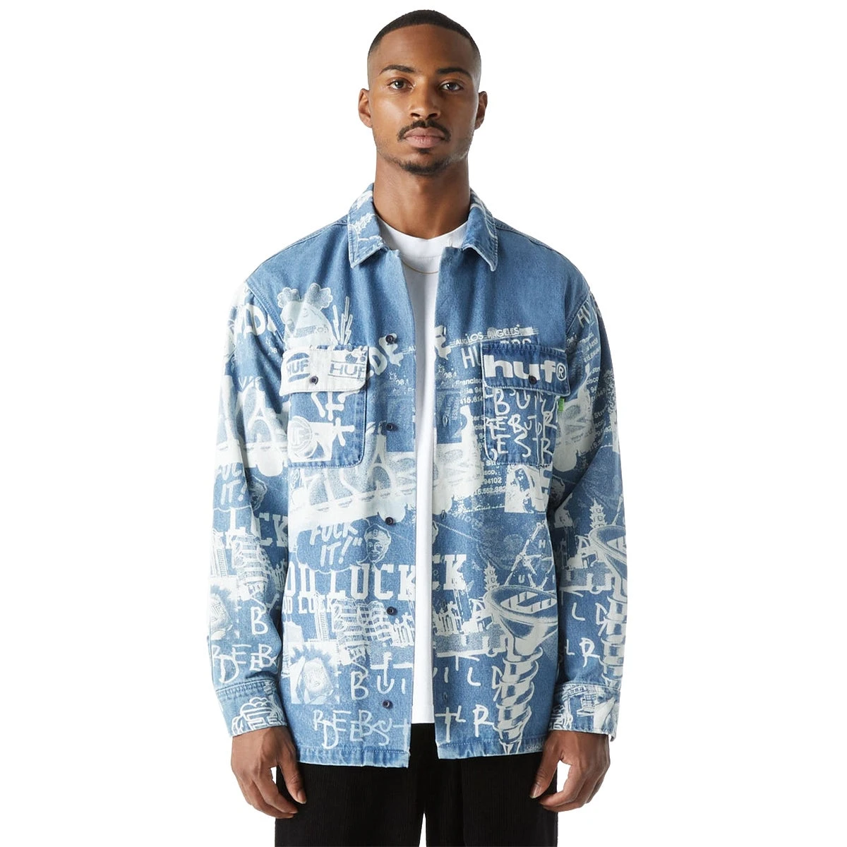 Huf Twenty Denim Overshirt - Image 2