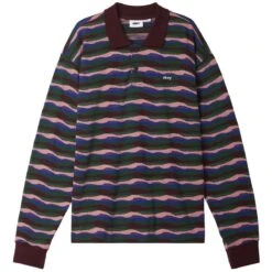Obey Monaco Jacquard Polo L/S Shirt