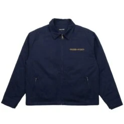 Passport Emblem Applique Workers Jacket