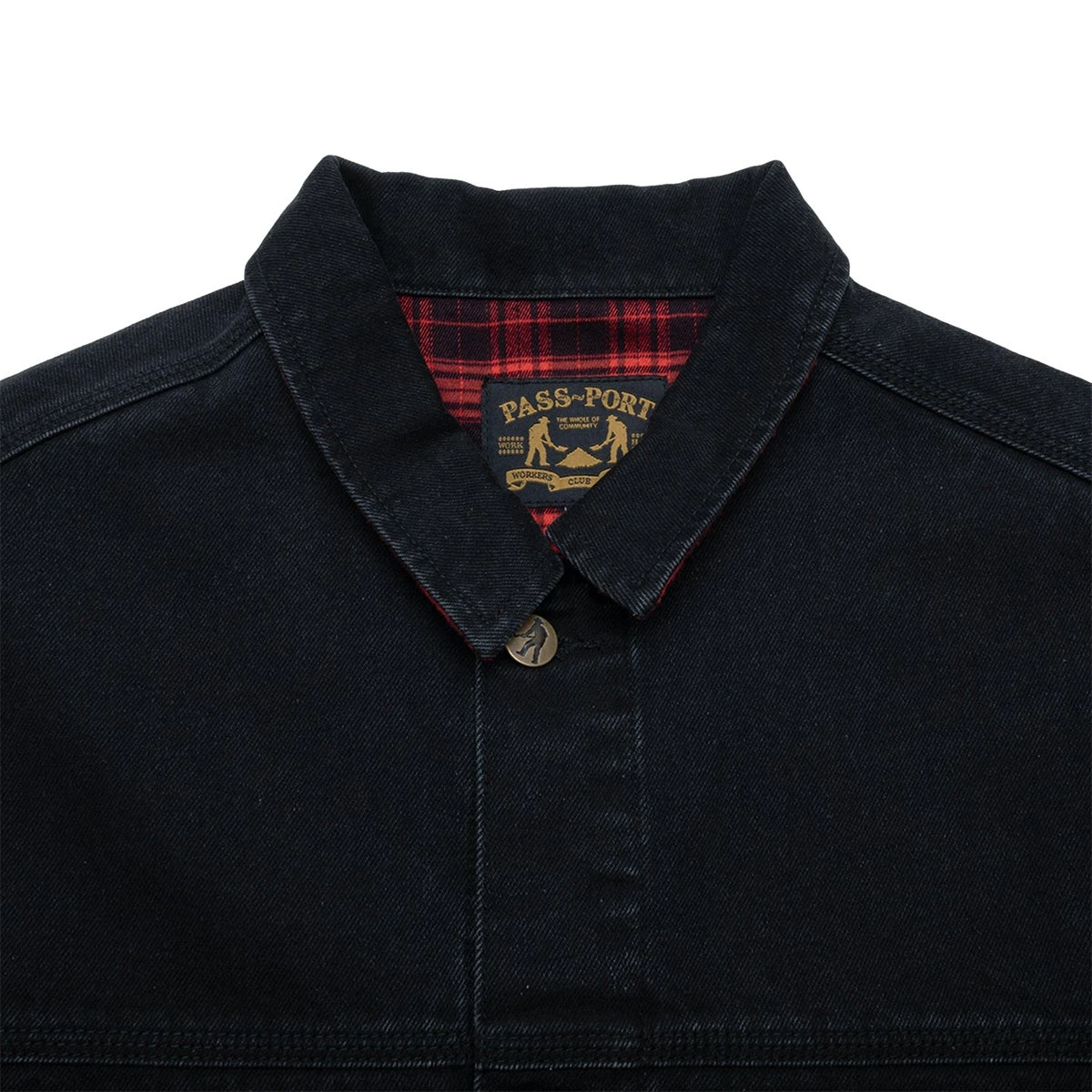 Passport Workers Club Lined Denim Jacket - Image 2