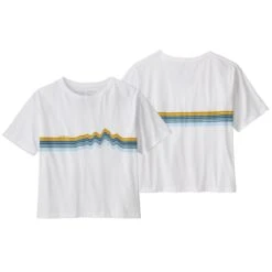 Patagonia Ridge Rise Stripe Organic Easy Cut Tee