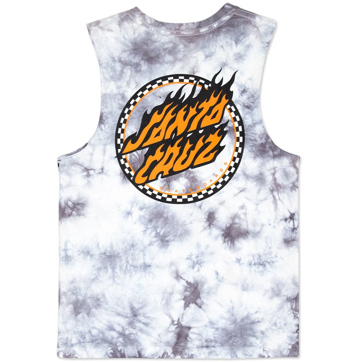 Santa Cruz Checked Out Flamed Dot Youth Muscle - Image 3