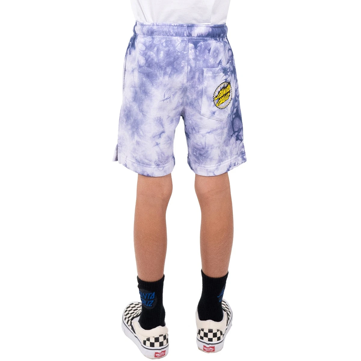 Santa Cruz Checked Out Flamed Dot Youth Short - Image 2