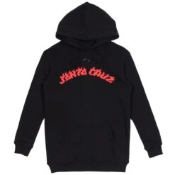Santa Cruz Ringed Flame Hand Youth Hood