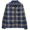 Stussy Shadow Plaid Zip Up L/S Shirt