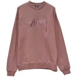 Stussy Solid Stock Embroidery Crew