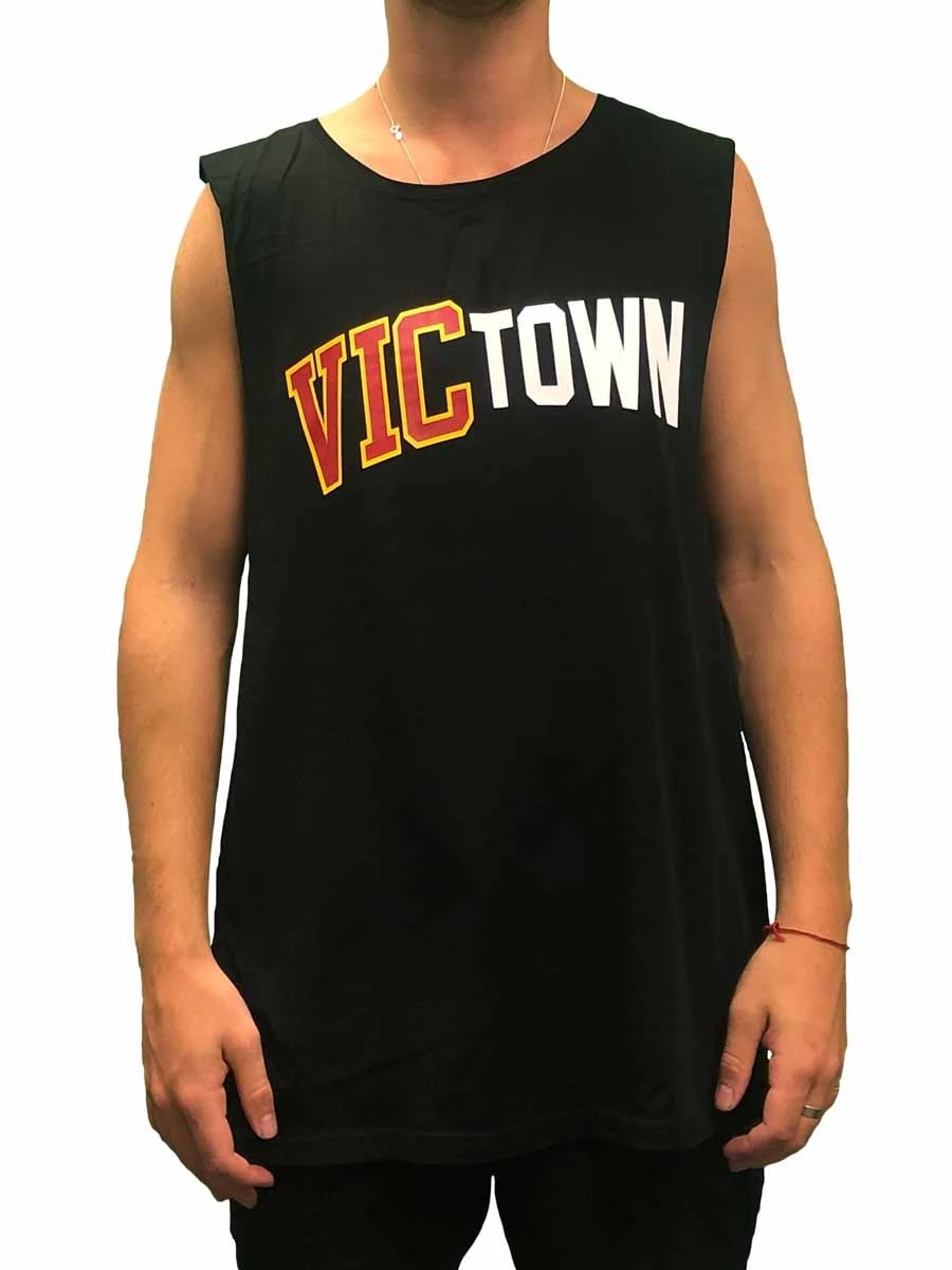 Vic X Boardertown Logo Muscle - Image 2